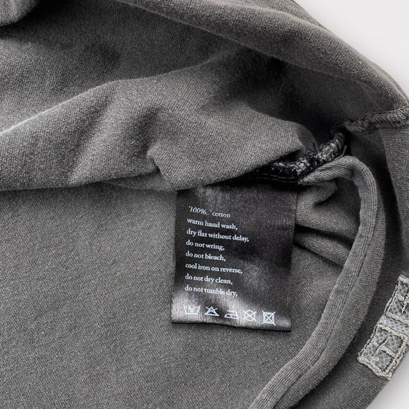 Ksubi Men's 2XL Gray Crew Neck T Shirt Long Sleeve Embroidered Logo LIMITED - Picture 14 of 16